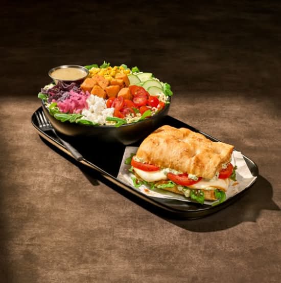 Sandwich and Salad
