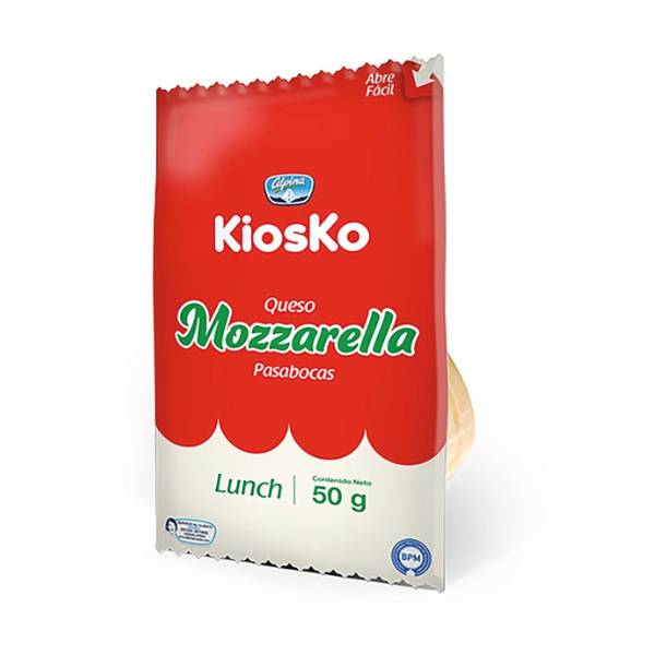 Kiosko Queso Mozzarella Snack 50 Gr