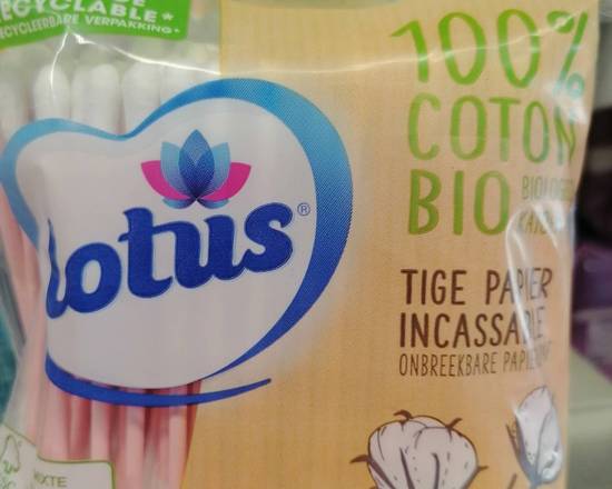 Lotus coton tiges 100% bio 