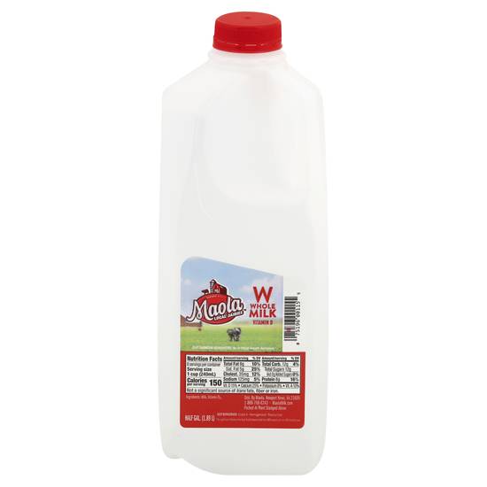 Maola Local Dairies Milk (0.5 gl)