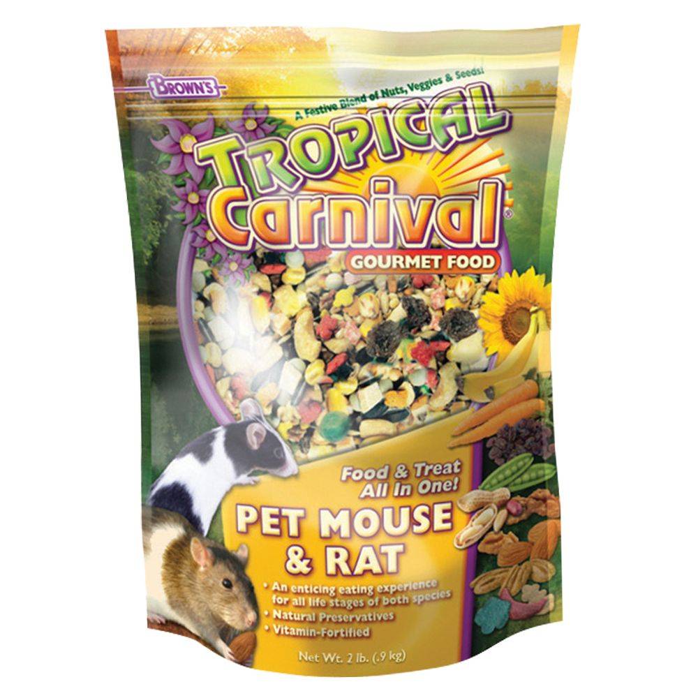 Brown's Tropical Carnival Gourmet Mouse & Rat Food (32 oz)