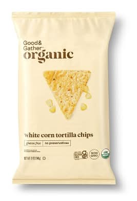 Good & Gather Organic White Corn Tortilla Chips (12 oz)
