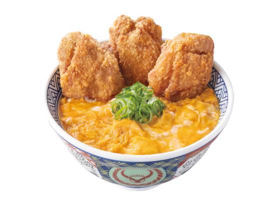 から揚げ親子丼