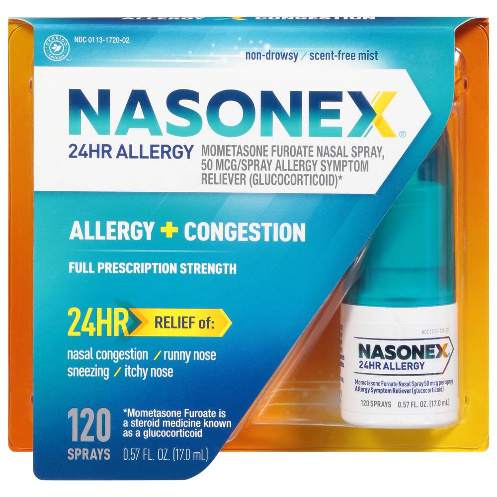 Nasonex Allergy + Congestion Nasal Spray (0.57 fl oz)