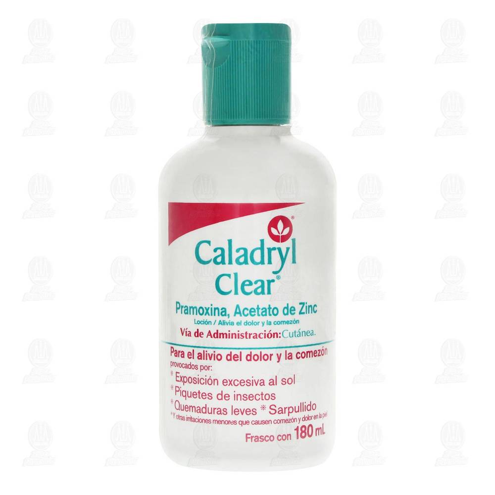 Caladryl · Loción clear para el alivio del dolor y la comezón (180 ml)