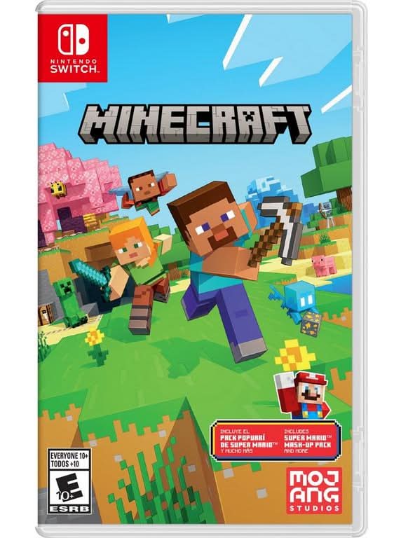 Nintendo Switch Minecraft Super Mario Mash Up Video Game Software