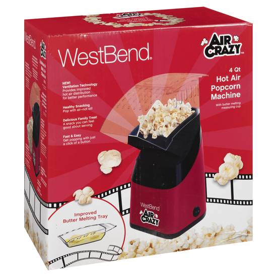 Westbend Air Crazy Hot Air Popcorn Machine, Delivery Near You