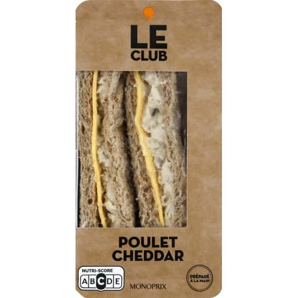 Daily Monop Sandwich Club Poulet Cheddar Le Sandwich De 150G