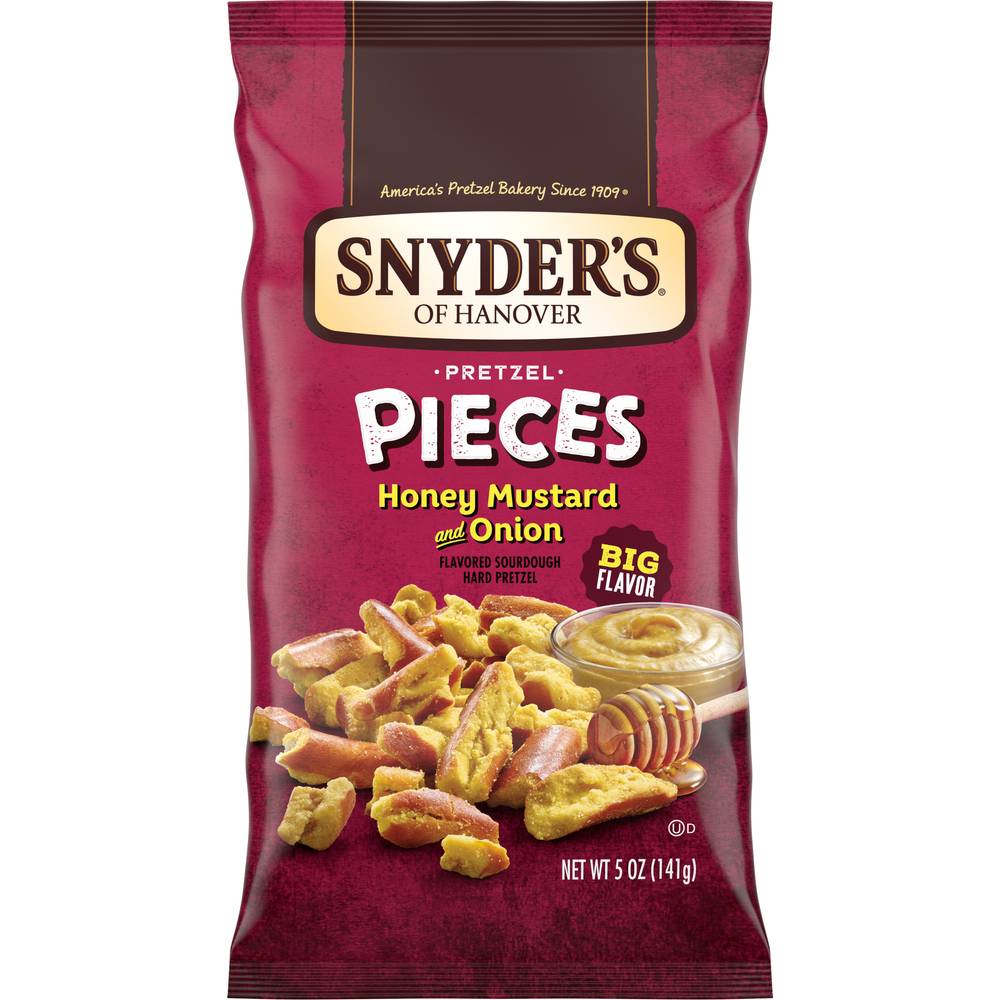 Snyder's of Hanover Pretzel Pieces, Honey Mustard ,Onion (5 oz)