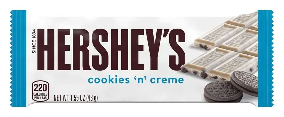 Hershey's Cookies N' Creme Candy Bar