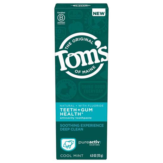 Tom's Of Maine Teeth & Gum Health Anticavity Toothpaste (cool mint)
