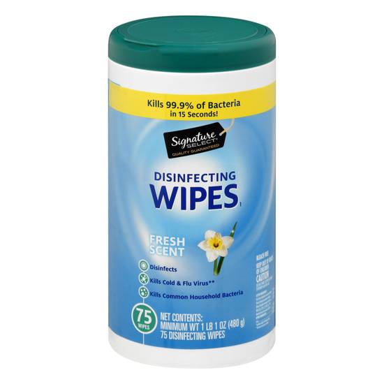 Signature Select Fresh Scent Disinfecting Wipes