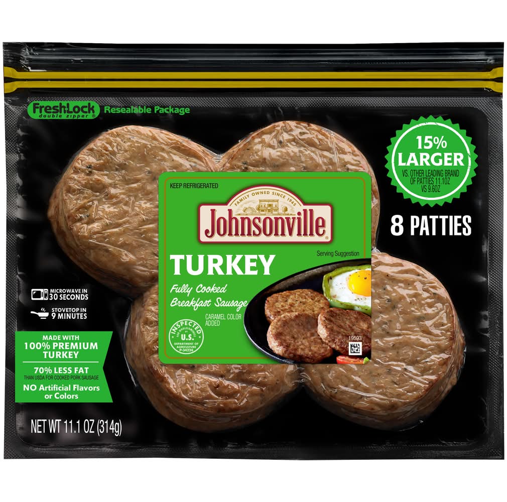 Johnsonville Fully Cooked Turkey Breakfast Sausage (11.1 oz)