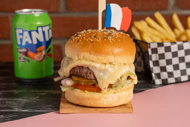Raclette Burger