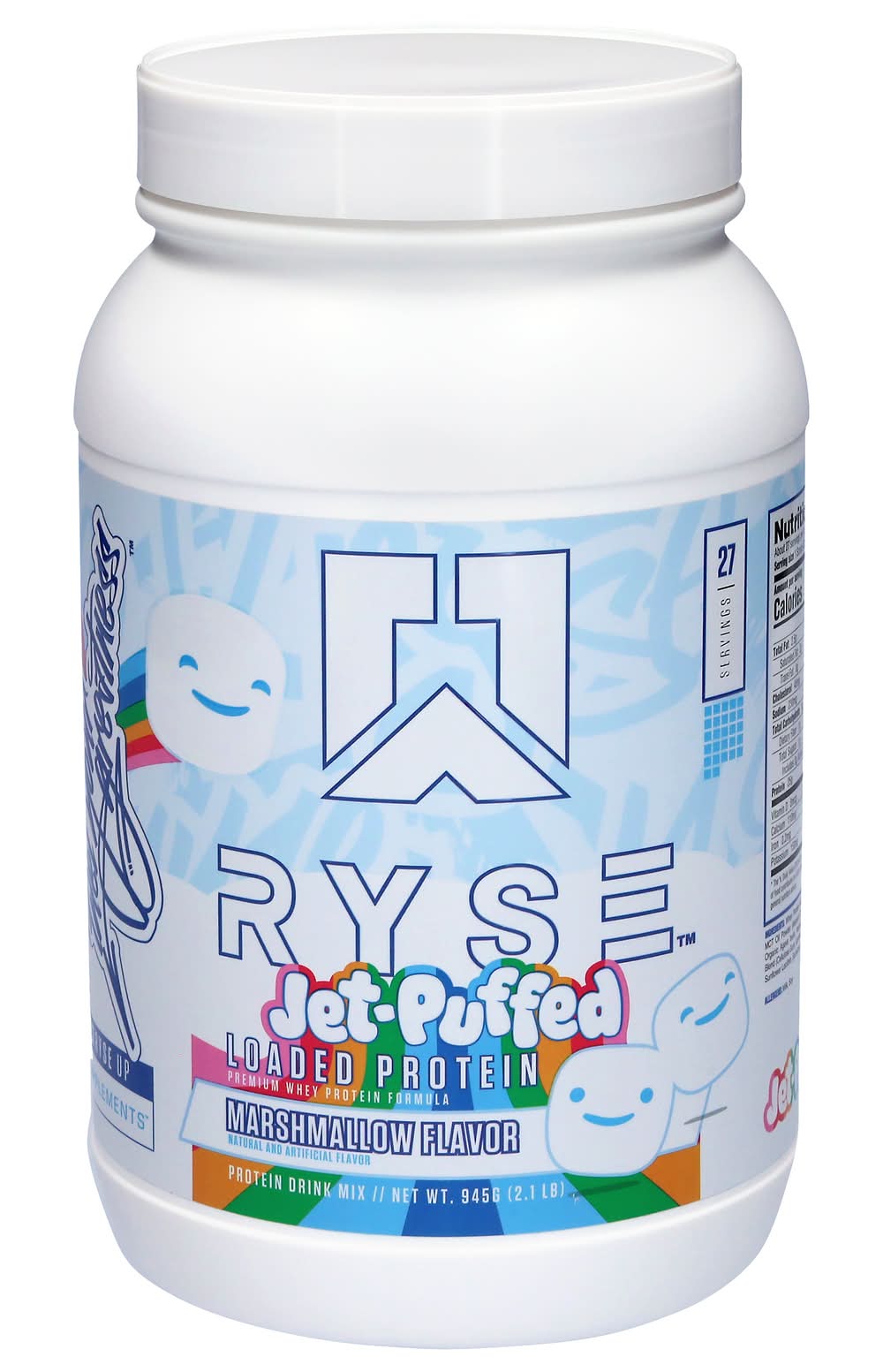 RYSE Jet-Puffed Protein Drink Mix, Marshmallow (2 lbs)