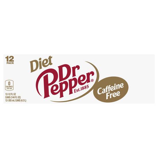 Dr Pepper Diet Soda (12 pack, 12 fl oz)