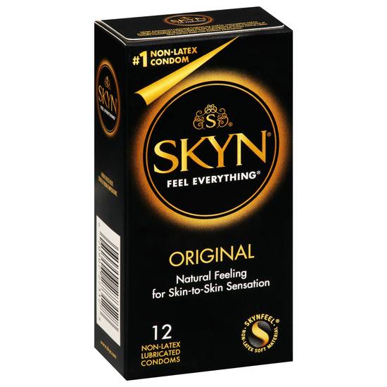 Skyn Original Non-Latex Lubricated Condoms (12 ct)
