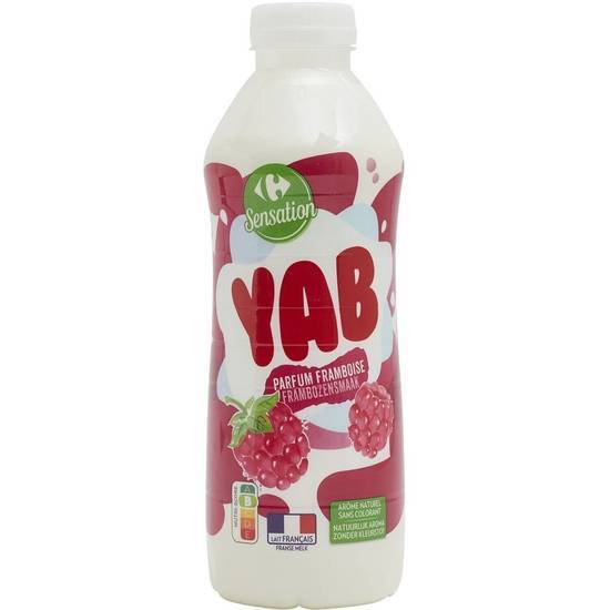 Carrefour Sensation - Yaourt à boire, framboise (850g)