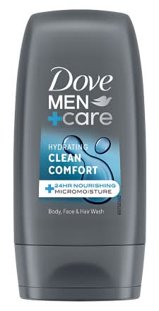Dove Men+Care Hydrating 3-in-1 Hair Body and Face Wash Clean Comfort (55ml)