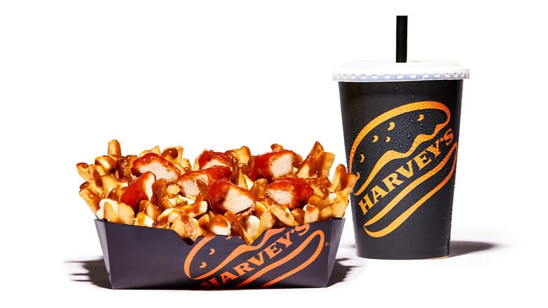 Large Buffalo Chicken Poutine Combo 1500-1770 cals
