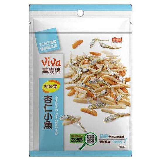 viva萬歲牌柿米果杏仁小魚113g