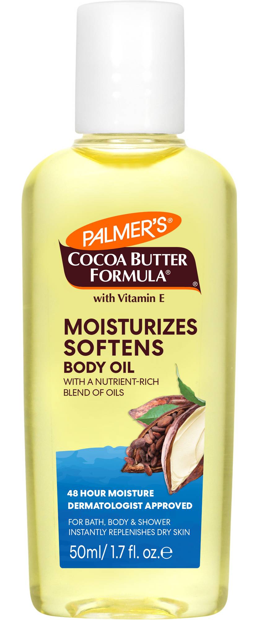 Palmer's Cocoa Butter Formula Moisturizes Softens Body Oil (1.7 fl oz)