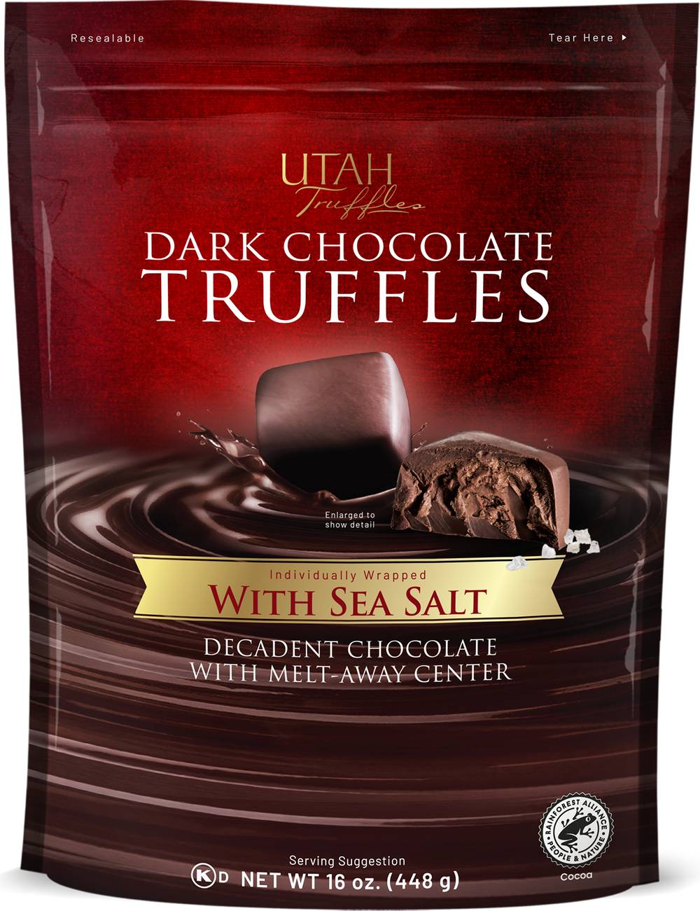 Utah Truffles Sea Salt Dark Chocolate (16 oz)