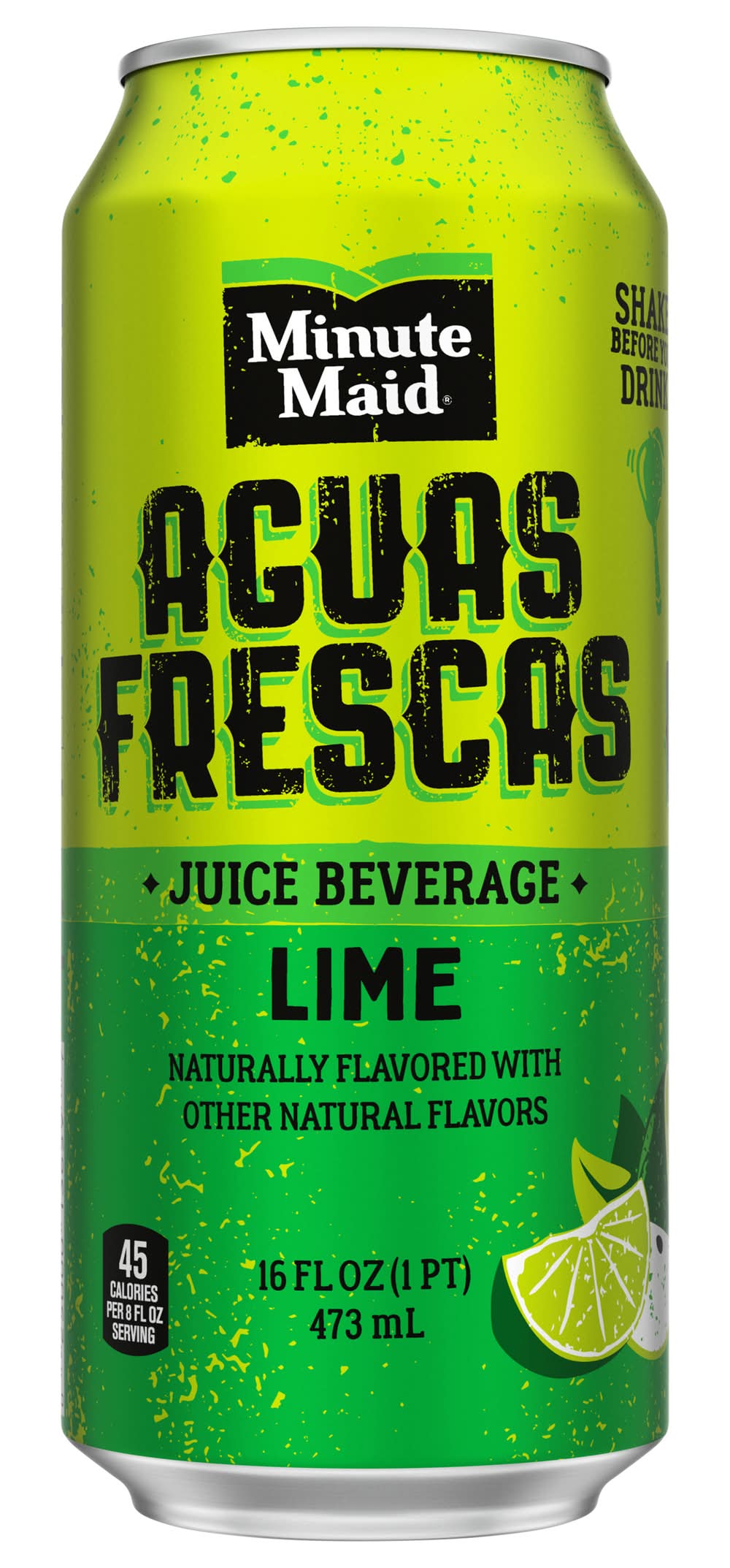 Minute Maid Aguas Frescas Juice, Lime (16 fl oz)