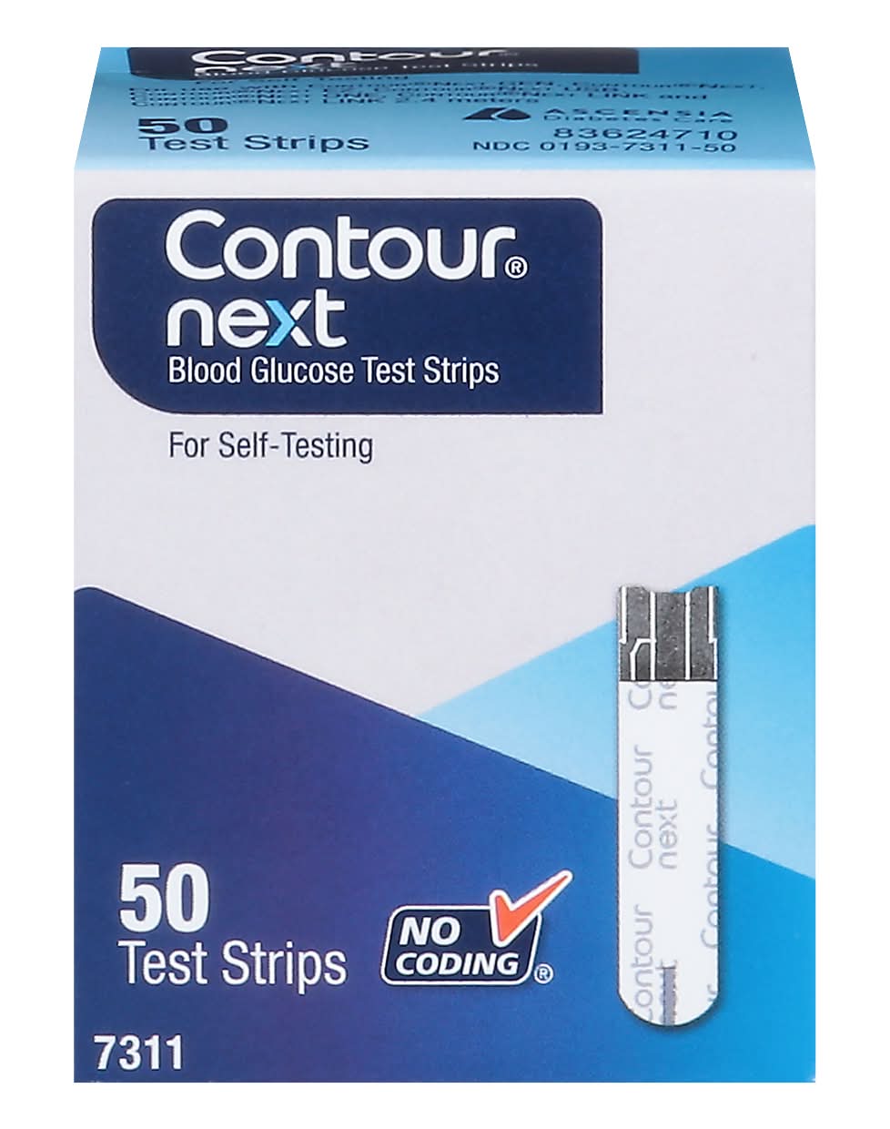 Contour Next Blood Glucose Test Strips (3.53 oz)