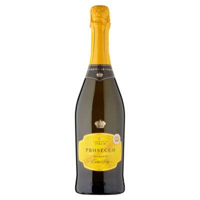 Prosecco Lemon-Pear-Apple Fruit, Spumante Extra Dry White Wine (750ml)