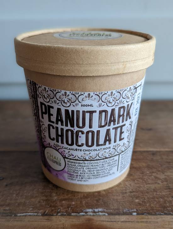 Peanut Dark Chocolate Ice Cream