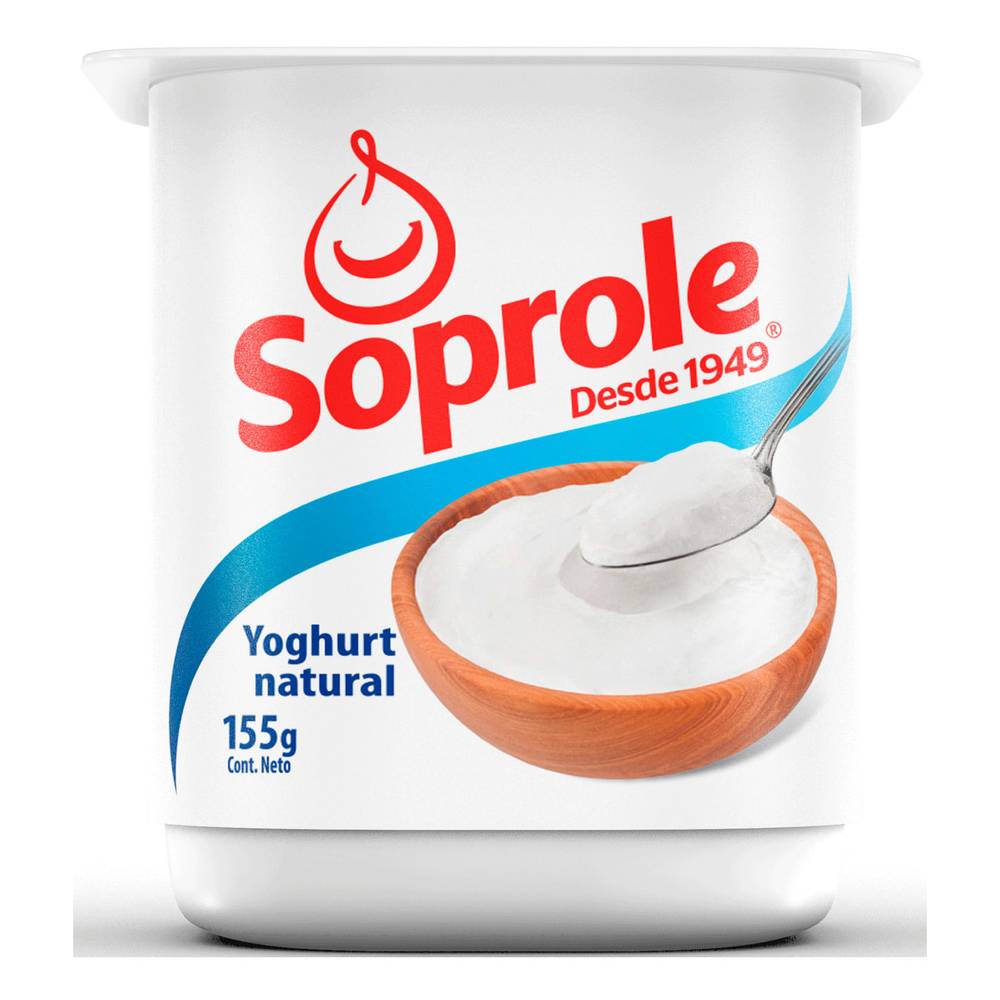 Soprole · Yoghurt batido sabor natural (155 g)