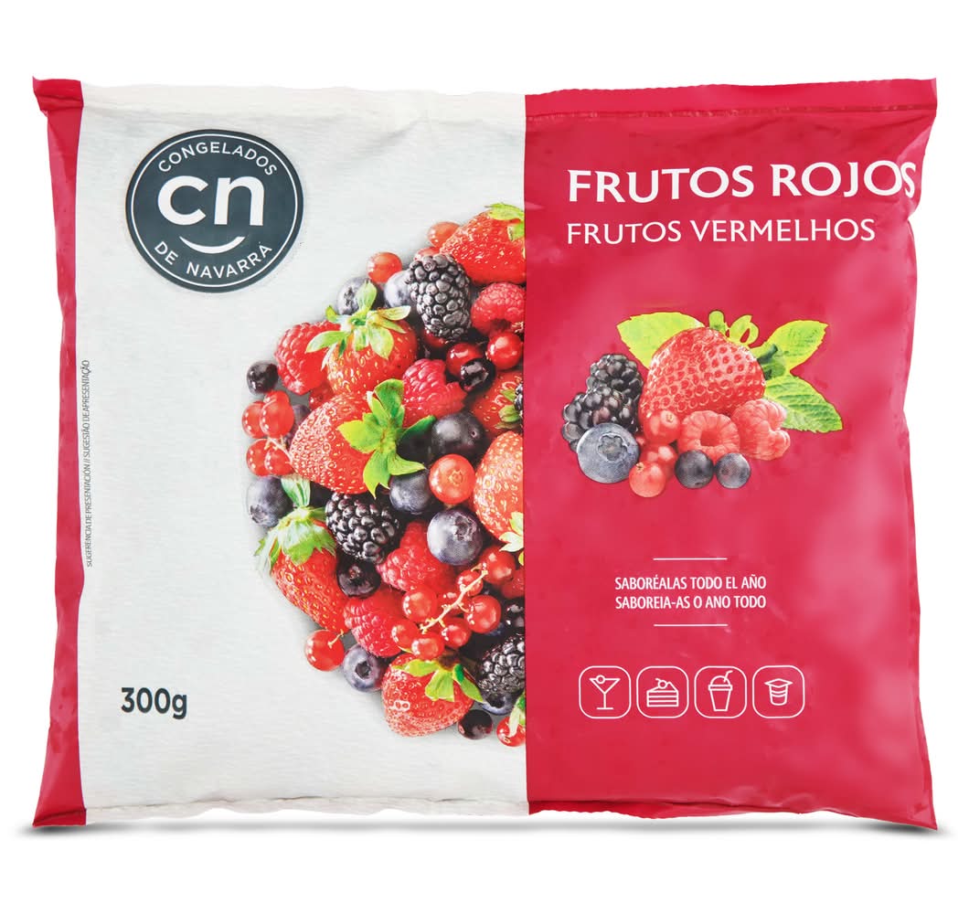 Frutos Rojos Congelados De Navarra Bolsa 300 G