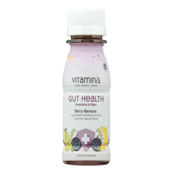 Vitaminis Gut Health Probiotics & Fiber Berry-Banana Single Serving