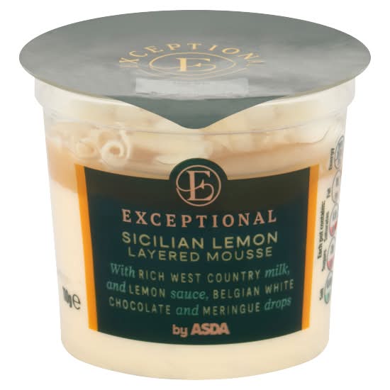 Exceptional Sicilian Lemon, Layered Mousse (110g)