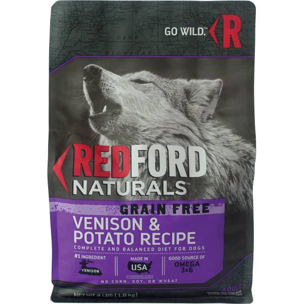 Redford Naturals Grain Free Venison & Potato Recipe Dog Food, 24 Pounds