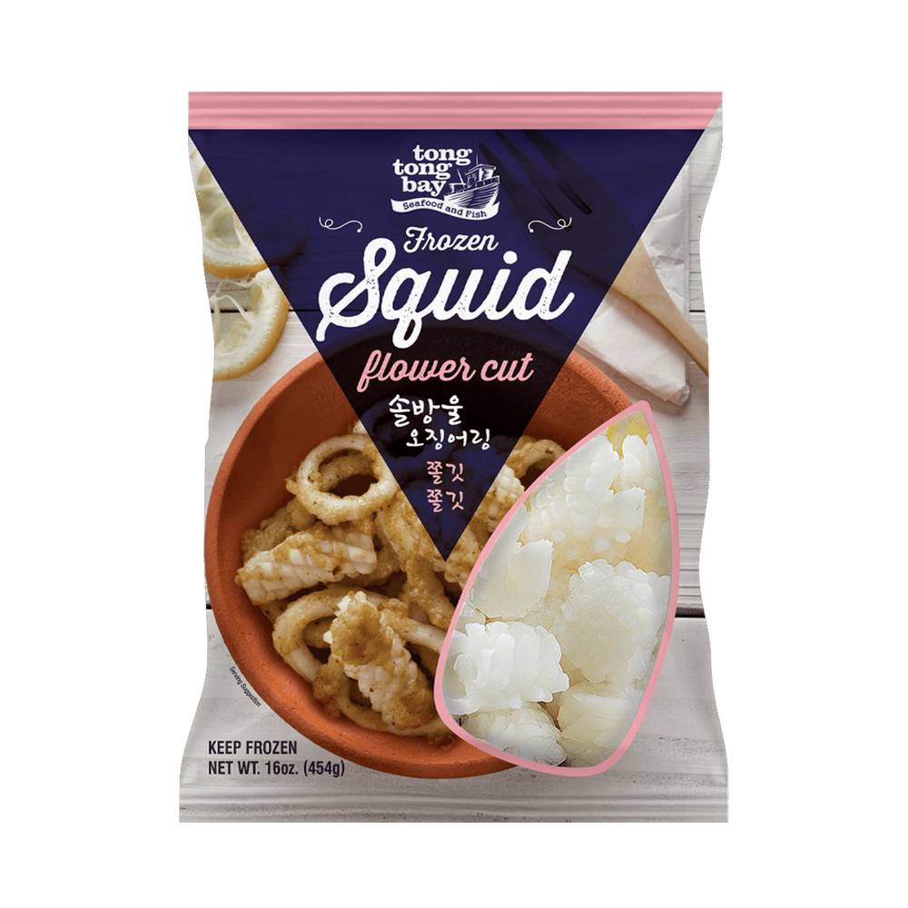 Tong Tong Bay squid flower cut