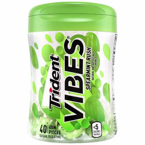 Trident Vibes Spearmint Rush 40 Count