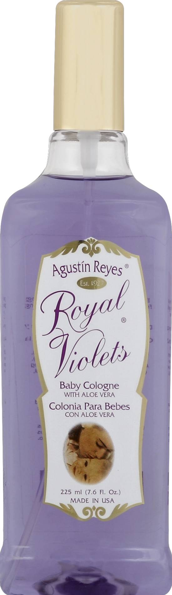 Agustin Reyes Royal Violets Baby Cologne With Aloe Vera