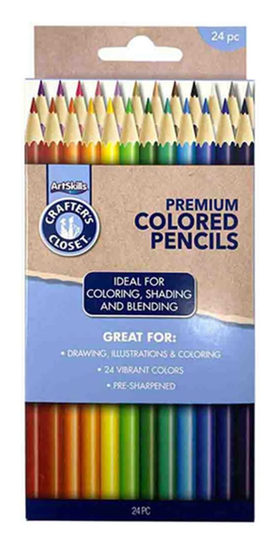 ArtSkills Crafter's Closet Premium Colored Pencils, Assorted (24 ct)