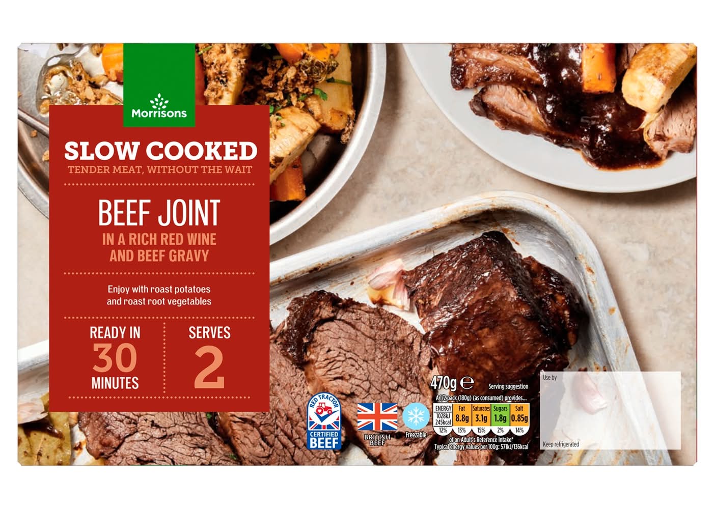 Morrisons Rich Red Wine Gravy, Butcher's on Market Street Joint With a Beef (470g)