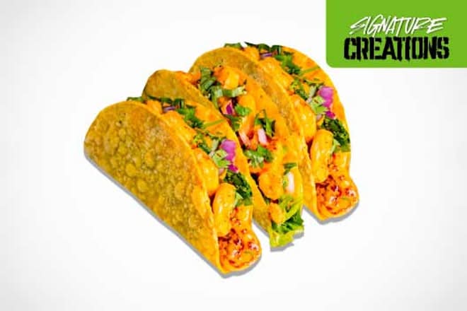 BOOM BOOM SHRIMP TACO TRIO