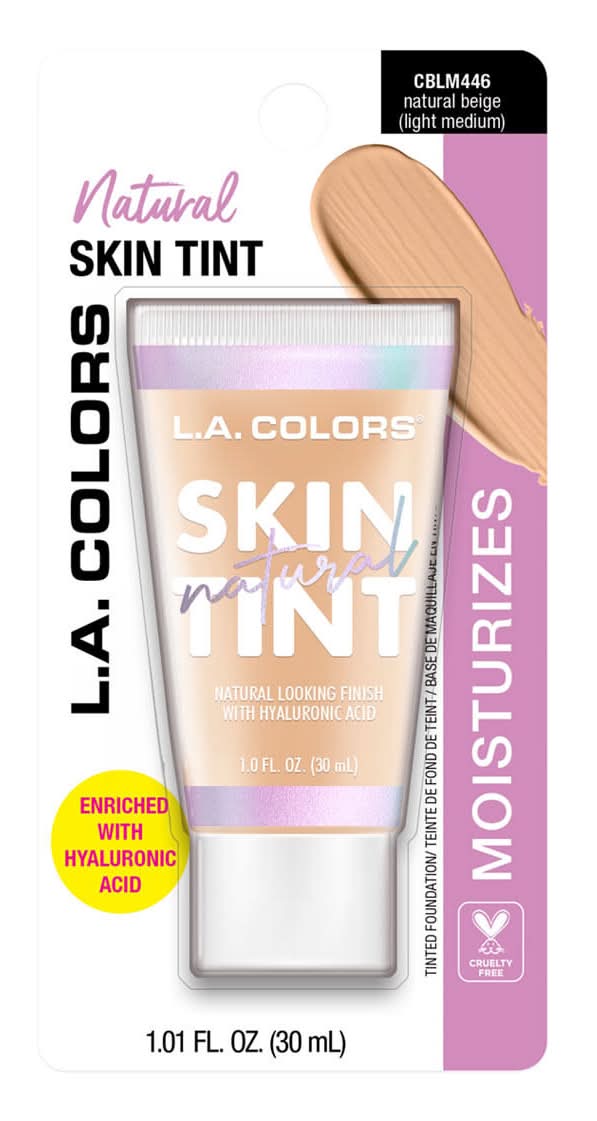 L.A. Colors Natural Skin Tint Moisturizes, Natural Beige Cblm446 (1.01 fl oz)