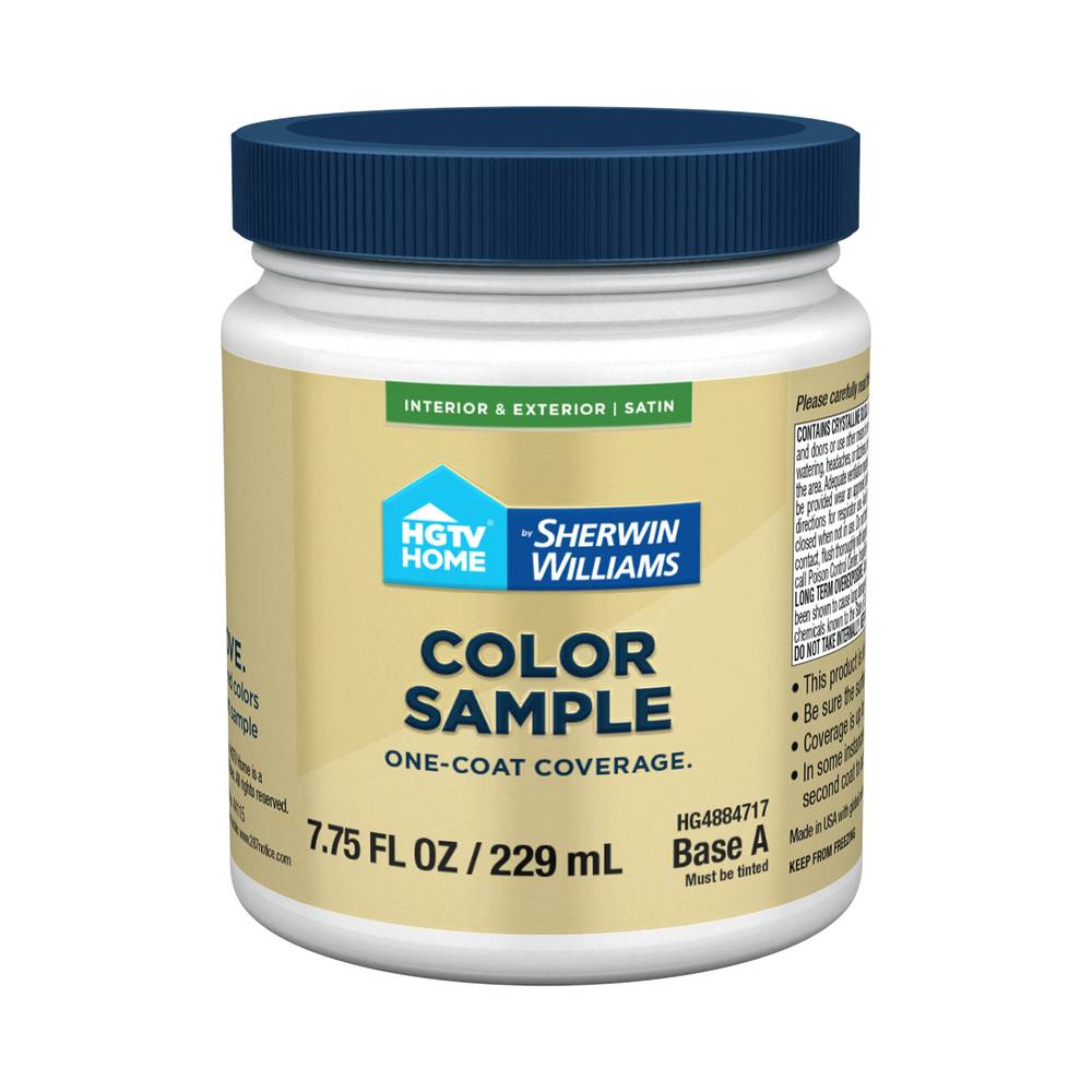 HGTV HOME by Sherwin-Williams Base Tintable Paint Sample Base (Half-pint) | HG4884717-12