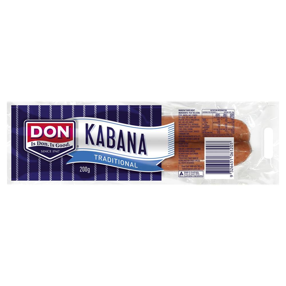 Don Traditional Kabana (200g, 2 pack)