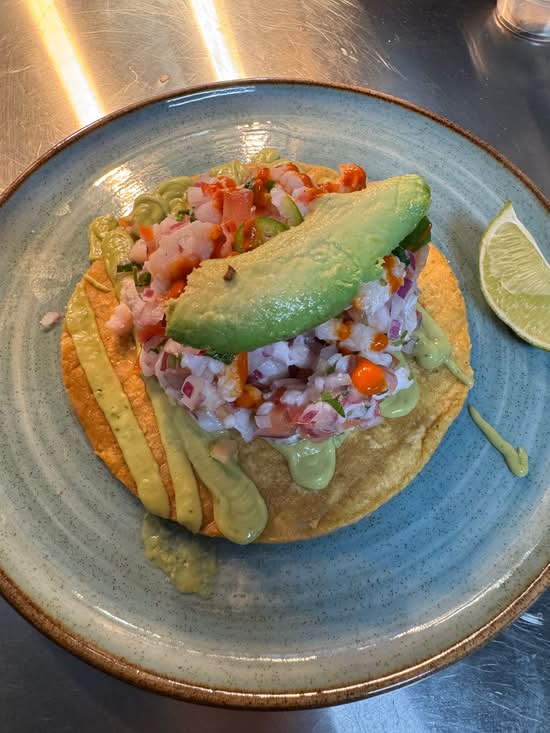 Tostada de Pescado