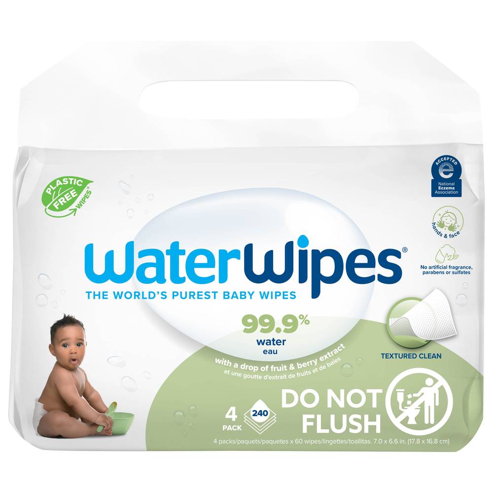 WaterWipes Baby Wipes With 99.9% Water