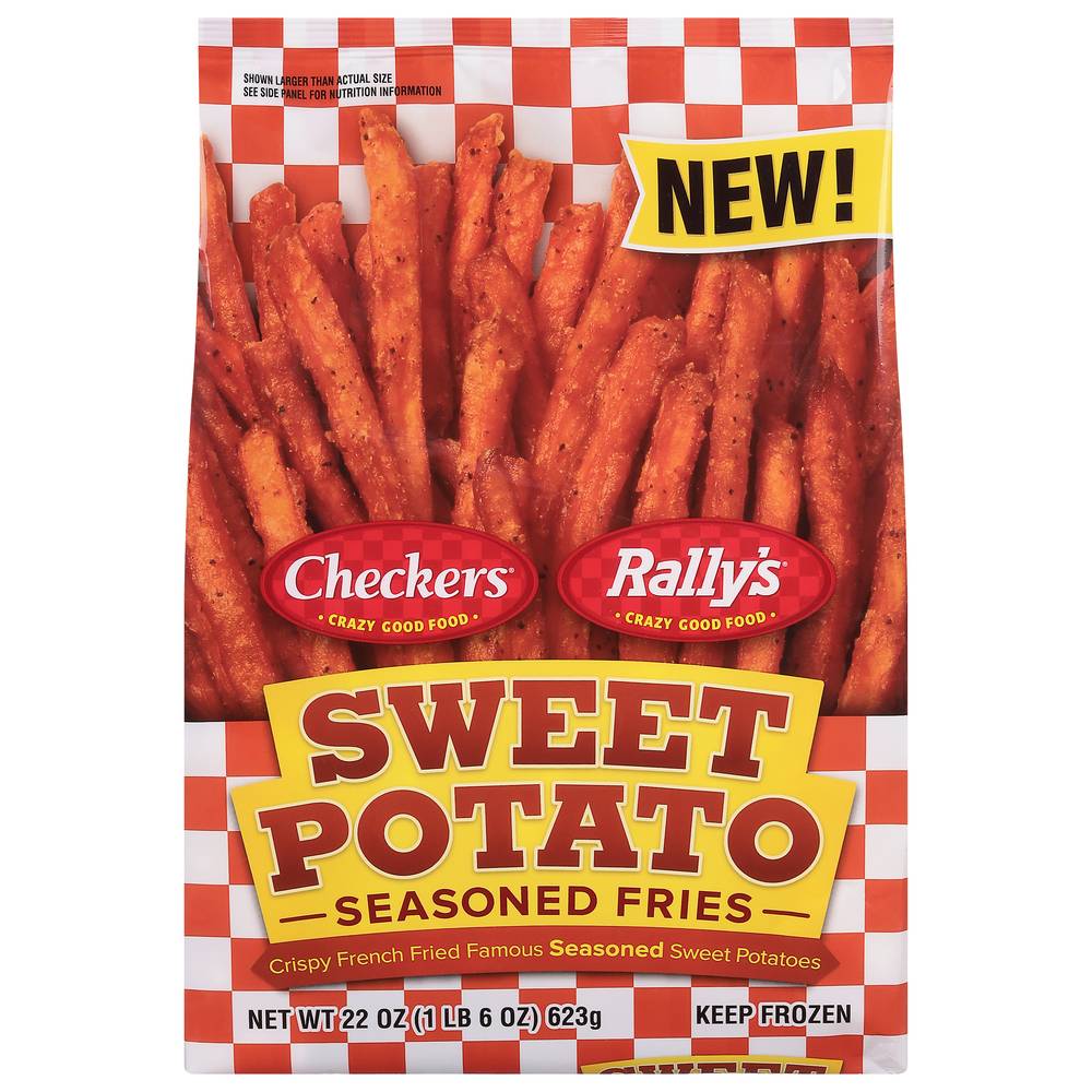 Checkers and Rally's Sweet Potato Fries, Seasoned (22 oz)