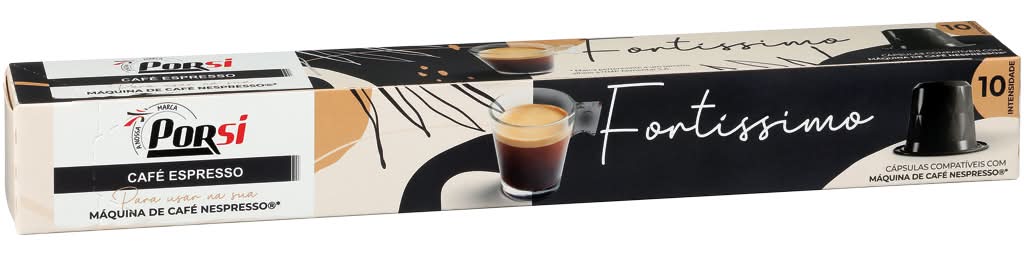 Porsi - Café em cápsulas fortÃssimo, embalagem de 55g
