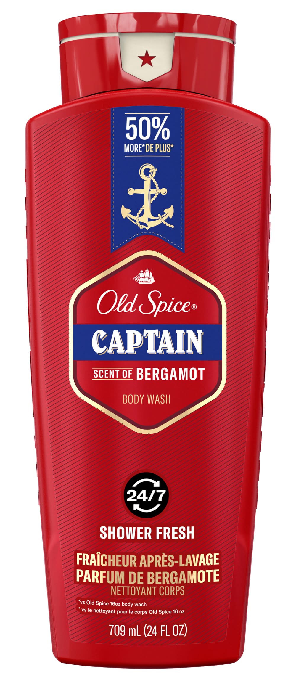 Old Spice Captain Body Wash, Bergamot (24 fl oz)
